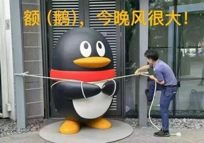 腾讯栓Q提醒引热议，台风天安全警示变网络热梗