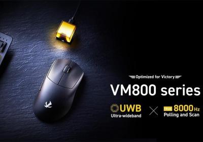 ELECOM 宜丽客发布全球首款 UWB 无线鼠标 VM800，支持 8KHz 回报率