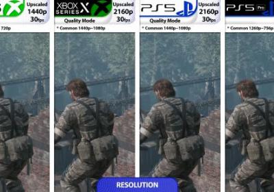 合金装备3重制版多平台画质对比：PS5 Pro表现引争议