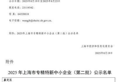 找钢网成功入选2025年上海市专精特新中小企业名单