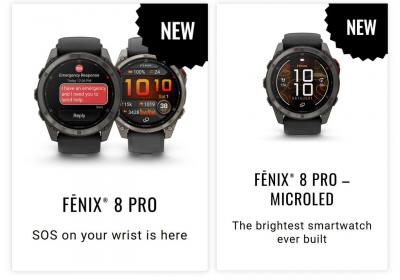 佳明 Fenix 8 Pro 系列亮相：Micro LED 亮眼，SOS 连接功能加持