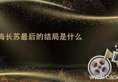 梅长苏最后的结局是什么 原著梅长苏结局是什么