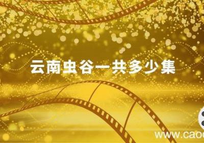 云南虫谷一共多少集 云南虫谷一共有多少集