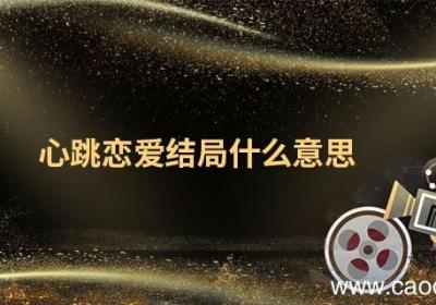心跳恋爱结局什么意思 心跳恋爱结局是什么意思
