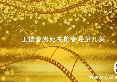 玉楼春贵妃被陷害是第几集 玉楼春贵妃被陷害是哪集