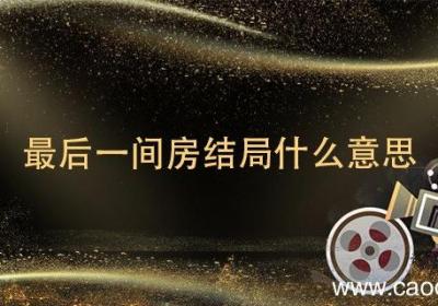 最后一间房结局什么意思 电影最后一间房结局什么意思