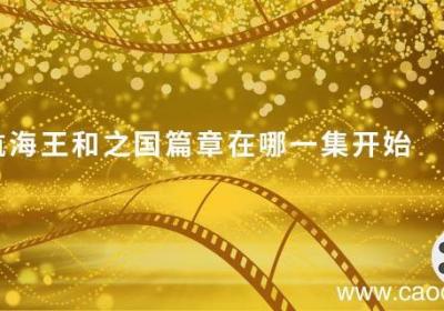 航海王和之国篇章在哪一集开始 航海王和之国篇章是从哪一集开始