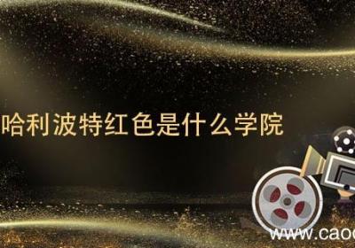 哈利波特红色是什么学院 哈利波特各学院