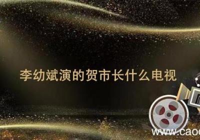 李幼斌演的贺市长什么电视 李幼斌演贺市长是什么电视剧