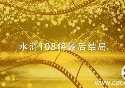 水浒108将最后结局 水浒108将最后谁活着