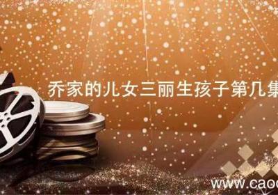 乔家的儿女三丽生孩子第几集 乔家的儿女三丽生孩子是哪一集