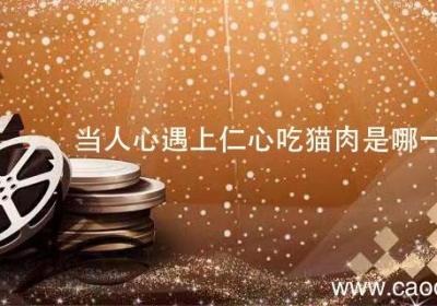 当人心遇上仁心吃猫肉是哪一集 当人心遇上仁心吃猫肉是第几集