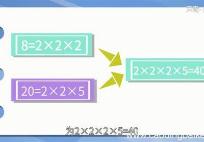 8和20的最小公倍数是多少 8和20的最小公倍数是什么