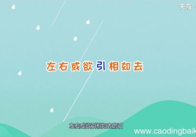 左右或欲引相如去的引是什么意思 左右或欲引相如去的引的意思