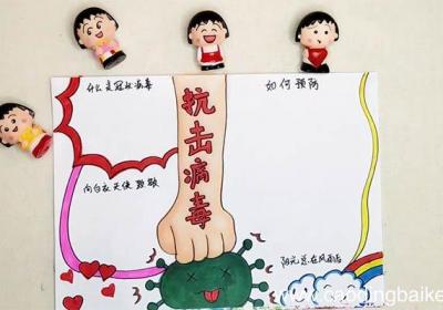 抗击病毒的手抄报怎么画 抗击病毒的手抄报