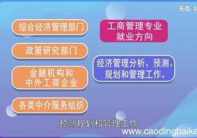 工商管理专业就业方向 工商管理专业就业前景