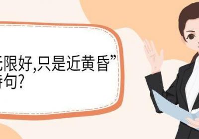 夕阳无限好只是近黄昏是谁的诗句 乐游原的翻译