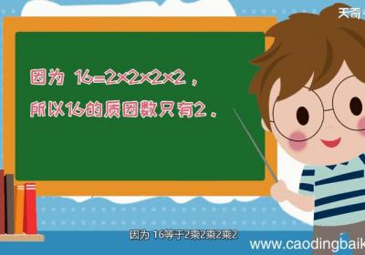 16的质因数有哪些 16的质因数