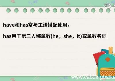 has和have的用法 has和have的用法有哪些