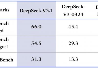 DeepSeek推出V3.1模型：价格上调，Agent能力显著增强