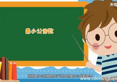 3和8的最小公倍数是多少 3和8的最小公倍数