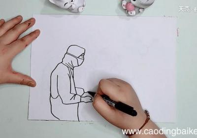 两个医生正在抢护病人简笔画 两个医生正在抢护病人画报