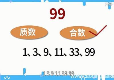 99是质数吗 99是不是质数
