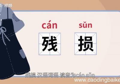 残损的意思 残损的意思是什么