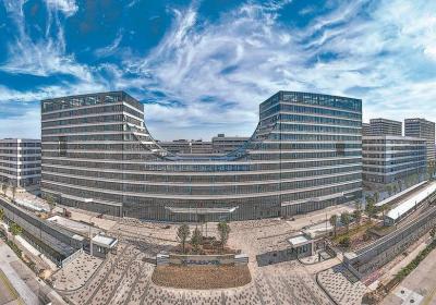 石狮光电信息产业园北大门完成建设