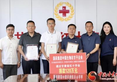 国药集团中国生物在甘企业捐赠139万元驰援榆中