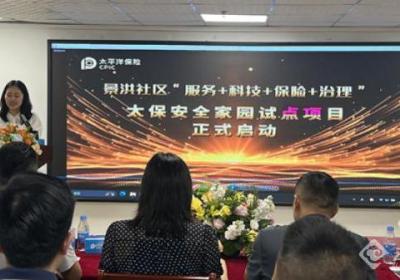 西双版纳景洪社区“服务 科技 保险 治理”太保安全家园试点项目启动