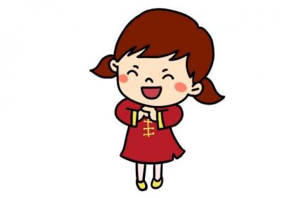 春节拜年简笔画