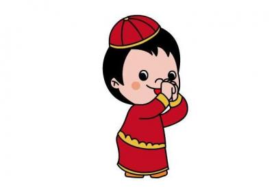恭贺新春简笔画