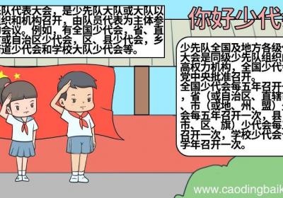 你好少代会手抄报图片 你好少代会手抄报怎么画