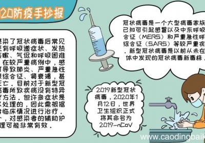 2020防疫手抄报简单又精美 2020防疫手抄报简单又精美的画法