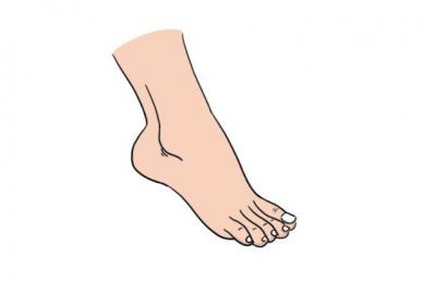 小脚丫简笔画 小脚丫的可爱画法