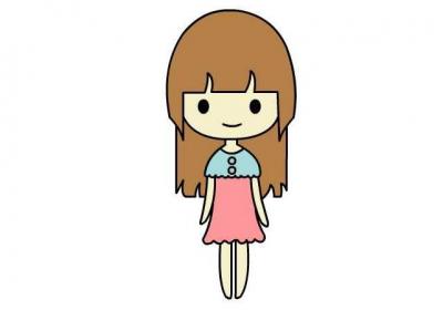 女孩的简笔画女孩的简笔画画法