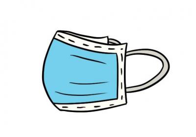 一次性口罩简笔画怎么画 口罩简笔画