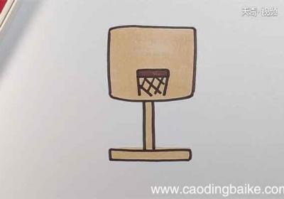 篮球框简笔画