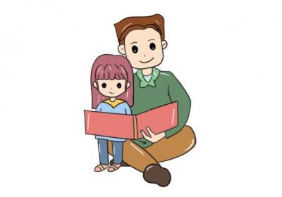感恩父爱简笔画