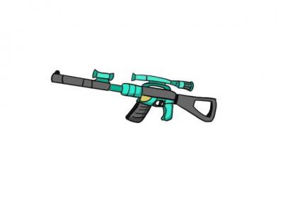 m24狙击步枪简笔画