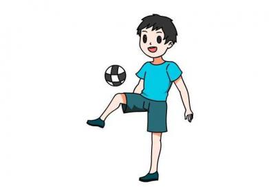 踢球简笔画怎么画怎么画踢球简笔画