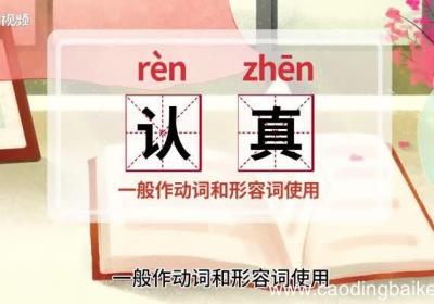 认真的意思 认真的意思是什么