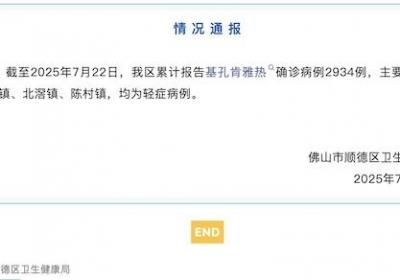 佛山顺德基孔肯雅热病例近三千 传播迅速原因探究