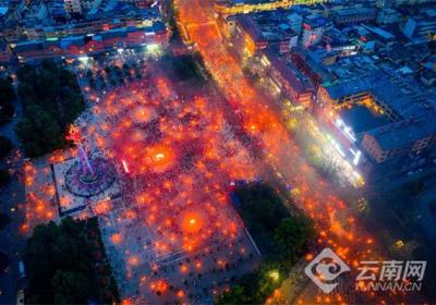 【图集】“宁”静山城“蒗”漫彝乡火把节在丽江举办