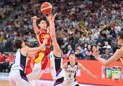 中国女篮22分优势击败韩国队 取得亚洲杯小组赛两连胜