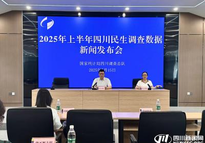 2025年上半年四川民生调查数据出炉 居民收入消费平稳增长