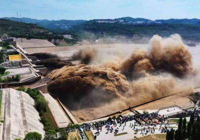 黄河调水调沙结束 山东段流量回落