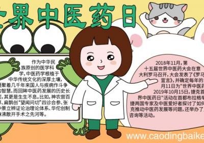 世界国际医药日手抄报内容 世界国际医药日手抄报内容的画法