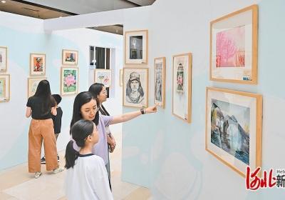 感恩奋进 双争有我｜“画笔就是我的翅膀”——走进河北省特教学校学生艺术展